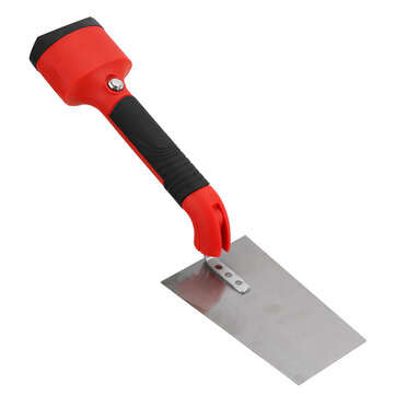 Cordless Electric Stainless Steel Trowel Rubber Handle Builders Masons Shake Plastering Tool