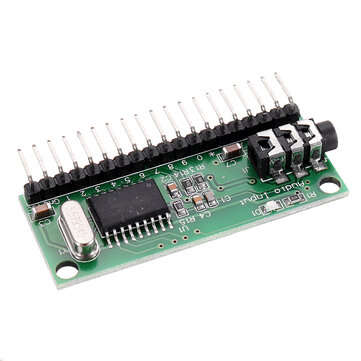 16 Channel DTMF MT8870 Audio Decoder Board Phone Voice Decoding Controller for Smart Home Automation