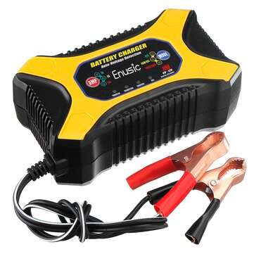 Enusic BC1901 6V/12V 2A 6A 10A Pulse Repair Battery Charger For Car Motorcycle ... (PLUG: EUPLUG)