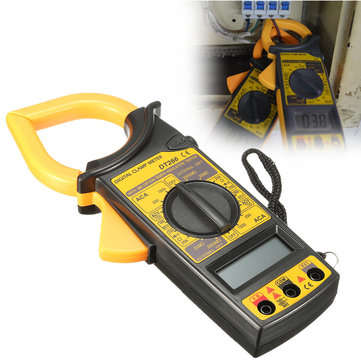 DT266 Electronic Digital Clamp Meter Multimeter AC DC Current Voltage Tester Tool