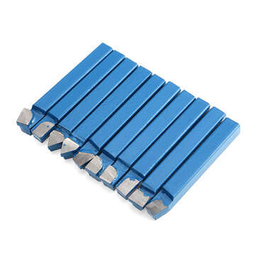 10pcs 1/4 Inch Carbide Turning Tool CNC Lathe Tools