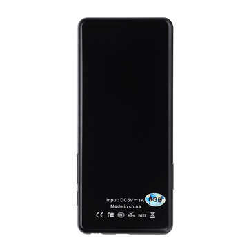 Mahdi M310 2.4 Inch Touch Screen bluetooth Lossless HiFi MP3 Music Player Support... (COLOR.: BLACK)