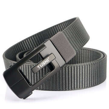 TUSHI 125cm Tactical Belts Zinc Alloy Quick Release Nylon Body Be... (TYPE: B5PCS | COLOR: DARKGREY)