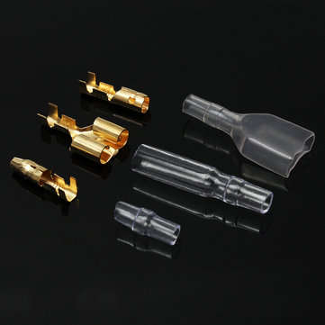 140 Pieces 3.9 mm Male Female Double Motorcycle Car Bullet Connector Terminals