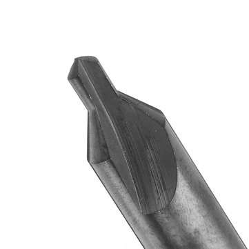 Drillpro 6pcs 1/1.5/2/2.5/3/5mm Nitride Center Drills 60 Degree HSS Countersink Drill