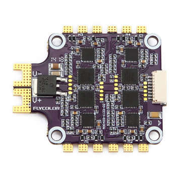 Flycolor X-Tower F4 Flight Controller OSD + 40A BLHeli_32 4 IN 1 3-6S ESC Dshot1200 Current Sensor