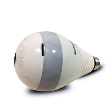 360 Panoramic Hidden Fisheye Camera LED Light Bulb 1080P HD Wifi CCTV Security