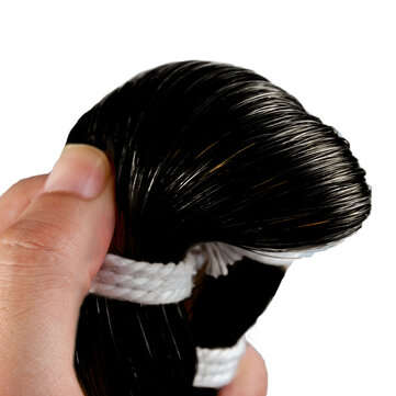 NAOMI Violin Bow Hair 250g 80cm Long Violin Bow Hair Horsehair Fiddle Bow Hair Natural Black Color V
