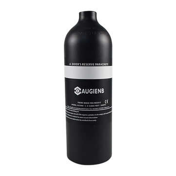 1L Scuba Diving Tank Mini Oxygen Scuba Tank Respirator Air Tank for Underwater Sno... (COLOR: BLACK)
