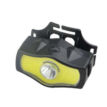 XANES BL-929 T6+COB 850LM Dual Light Source Cycling Headlamp 3Modes Rechargeable ... (COLOR.: BLACK)