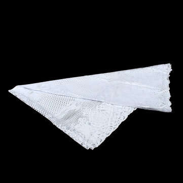 Lace Tablecloth White Vintage Large Table Cloth Cover Wedding Party Decor 1.4 x 2m