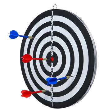 12 Inch Dart Game Wall Dart Two-sided Printing Indoor Outdoor Entertainment Games For Adults