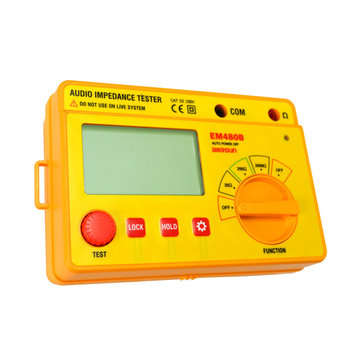 ALL SUN EM480B Audio Impedance Tester Portable Insulation CATIII Test Ranges 20/200/2000 Resistance