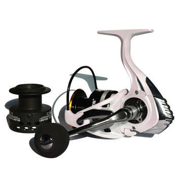 Fishdrops HB4000-7000 5.5:1/4.7:1 12+1BB Lightweight Fishing Reel Double Screw Rock... (MODEL: 4000)
