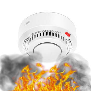 Earykong Smoke Alarm Fire Protection Wireless WiFi Smoke Detector Fire Alarm Work With Tuya APP For
