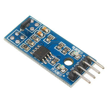 LM393 DC 5V/3.3V Hall Sensing Probe Hall Switch Sensor Module Motor Speed Test Magnetic Detect Car G