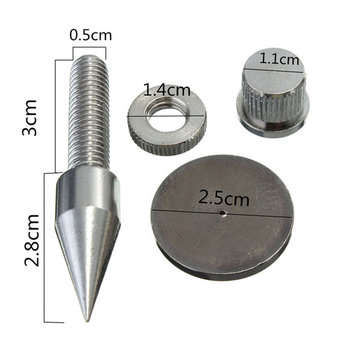 M8*60 Speaker Spike Isolation Spike Stand Foot Speaker Cone Base Pads