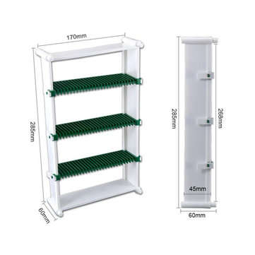BEST BET-132 Anti-Static PCB Storage Baskets LCD Glass Rack Card Slot Board PCB board Plastic Pallet