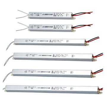 Ultra Thin LED Driver Power Supply AC180-260V To DC12V 18W/24W/36W/48W/60W/72W Lig... (WATTAGE: 24W)