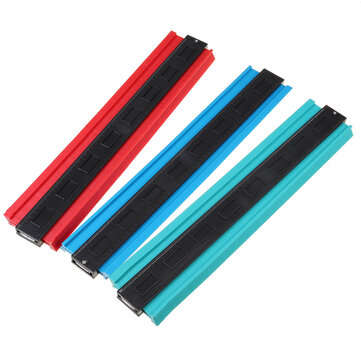 50Cm/20 Inches Shape Contou Copy Duplicator Circular Frame Profile Gauge Edge Ruler (COLOR: GREEN)