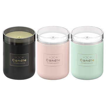 280ML Mini USB Air Humidifier Candle Romantic Soft Light Ultrasonic Mist Maker Di... (COLOR3: GREEN)