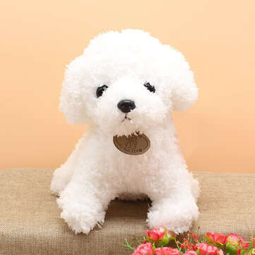 Simulation Teddy Dog Plush Toy Puppy Doll Catch Machine Doll New Gift D... (SIZE: S | COLOR.: WHITE)