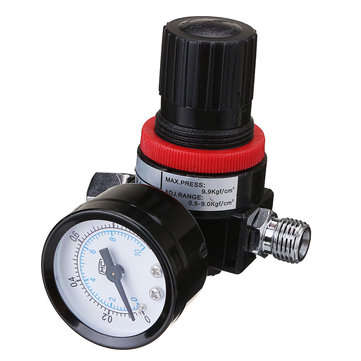 HVLP Spray Gun Air Regulator with Pressure Gauge and Diaphragm Control