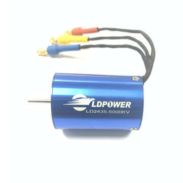 LDPOWER LD2435 5000KV 4pole Brushless Motor for 1/16 1/18 RC Car Model Parts