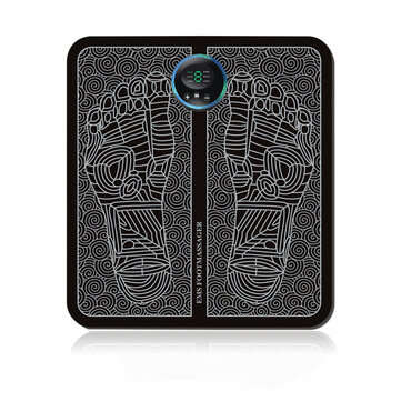 EMS Electric Smart Acupuncture Mat USB Charging Massage Cushion Vibration Pulse Foot Massager Multif