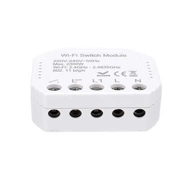 MoesHouse WIFI Smart Light Switch Diy Breaker Module Smart Life/Tuya APP Remote Control Works With A