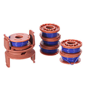 6+2 String Trimmer Spool Replacement for WORX WA0010 10ft 0.065 Inch Auto Feed Cordless Weed Eater S