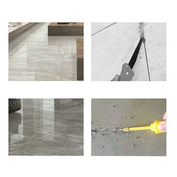 Ceramic Tile Gap Dust Grout Removal Tool Bracket with Blade for Angle Grinder