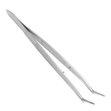 10Pcs 6inch Stainless Steel Dental Tweezers Surgical Lab Instruments Dentistry Tool