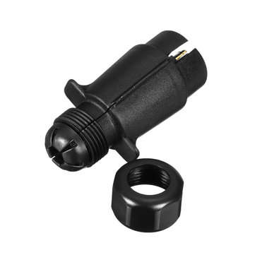 7 Pin Adapter Connector Socket Trailer 12V Towbar Towing Electric Converter N Type Waterproof