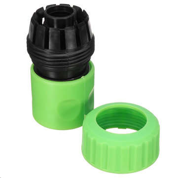 3/4 Inch ABS Plastic Water Tap Hose Pipe Connector Quick Sprayer Hose Coupler Green
