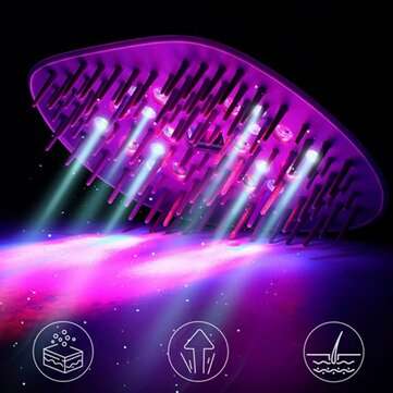 Purely LLLT Electric Laser Hair Comb Reduce Hair Loss Resume Growth Hair Comb