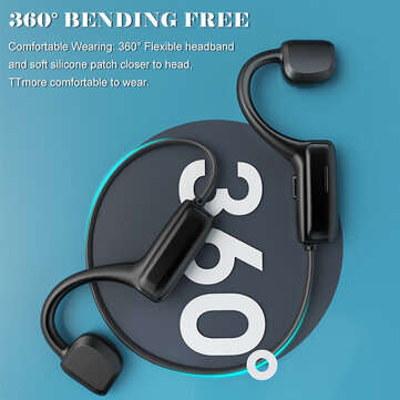 New 2020 Painless Bone Conduction Earphone bluetooth 5.1 Headset Sweatproof Open-Ear Headphones with