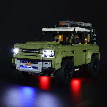 DIY LED Light Kit ONLY For LEGO 42110 Technic Land Rover Defender Car Brick