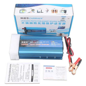 DC 12V to AC 220V 1600W LCD Digital Solar Power Inverter Adapter Converter Charger