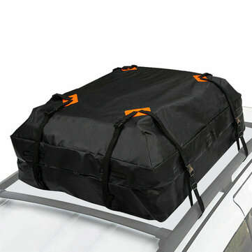 475L Car Rooftop Cargo Bag 420D Waterproof Car Top Carrier Bag Luggage Storage for Outdoor Travel