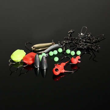 ZANLURE 101Pcs Fishing Lure Spinners Plugs Spoons Soft Bait Pike Trout Salmon+Box Set