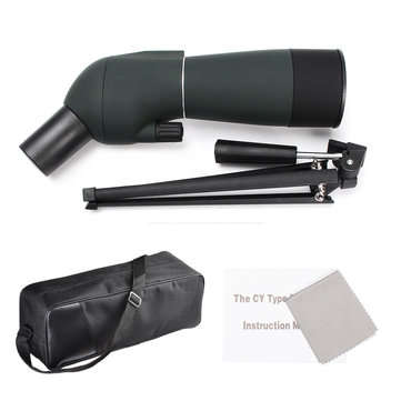 20-60x60mm Waterproof Zoom Spotting Scope Monocular Birdwatching Telescope Tripod