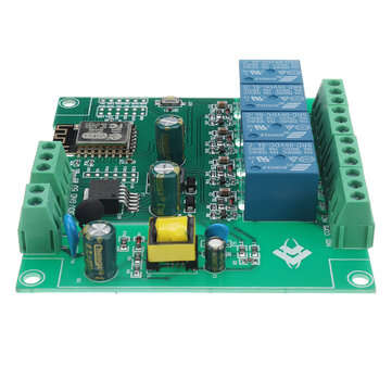 AC/DC Power Supply ESP8266 WIFI Four-way Relay Module ESP-12F Development Board Secondary Developmen