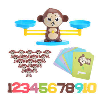 Animals Number Balance Math Toys Educational Toys Preschool Toddler Balancing Mathemati... (TYPE: 2)