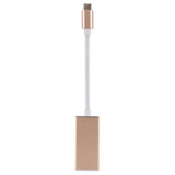 Type-C USB 3.1 To DP Adapter Cable Type-C To DP HD Cable USB-C To DisplayPort Ada... (COLOR: SILVER)