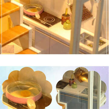 TIANYU Dream Starry Sky (Loft Edition) TD39 DIY Doll House Hand-Assembled Model Creative Creative To