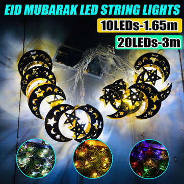 LED Ramadan Moon Fairy String Light Battery Supply... (LIGHT COLOR: FOURCOLOR | LED QUANTITY: 10LED)