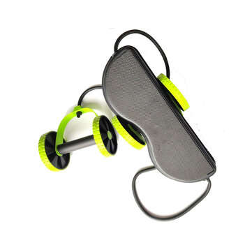 Double Ab Roller Abdominal Trainer Multifunctional Core Puller Roller Slimming Muscle Fitness Exerci