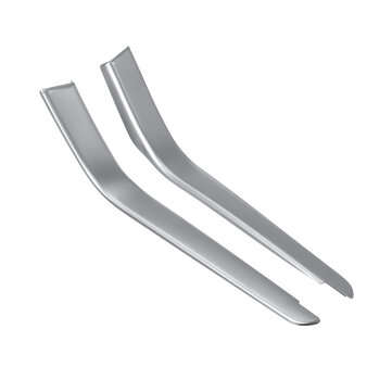 2PCS Console Water Cup Holder Cover Trim For Mercedes GL X166 ML W166 2012-2015