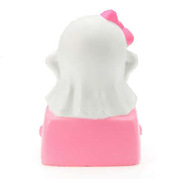 Connie Squishy Ghost Cake Humbo 12cm Slow Rising With Packaging Halloween Decor Collection Gift Toy